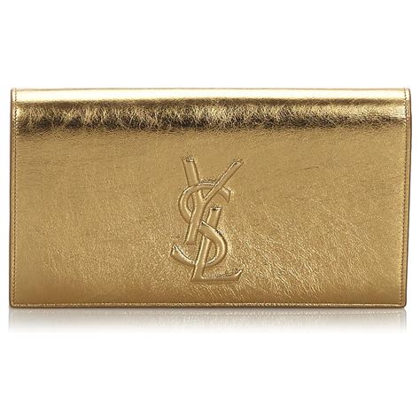 clutch bag yves saint laurent|More.